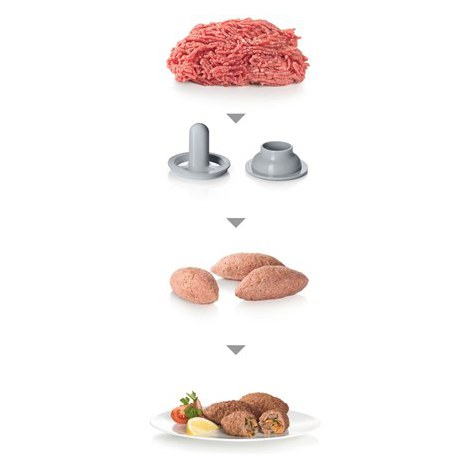 Młynek do mięsa Bosch MFW45020 - Biały | Dysza do kibbe, Dysza do kiełbas | Gwarancja 24 miesiące - 7